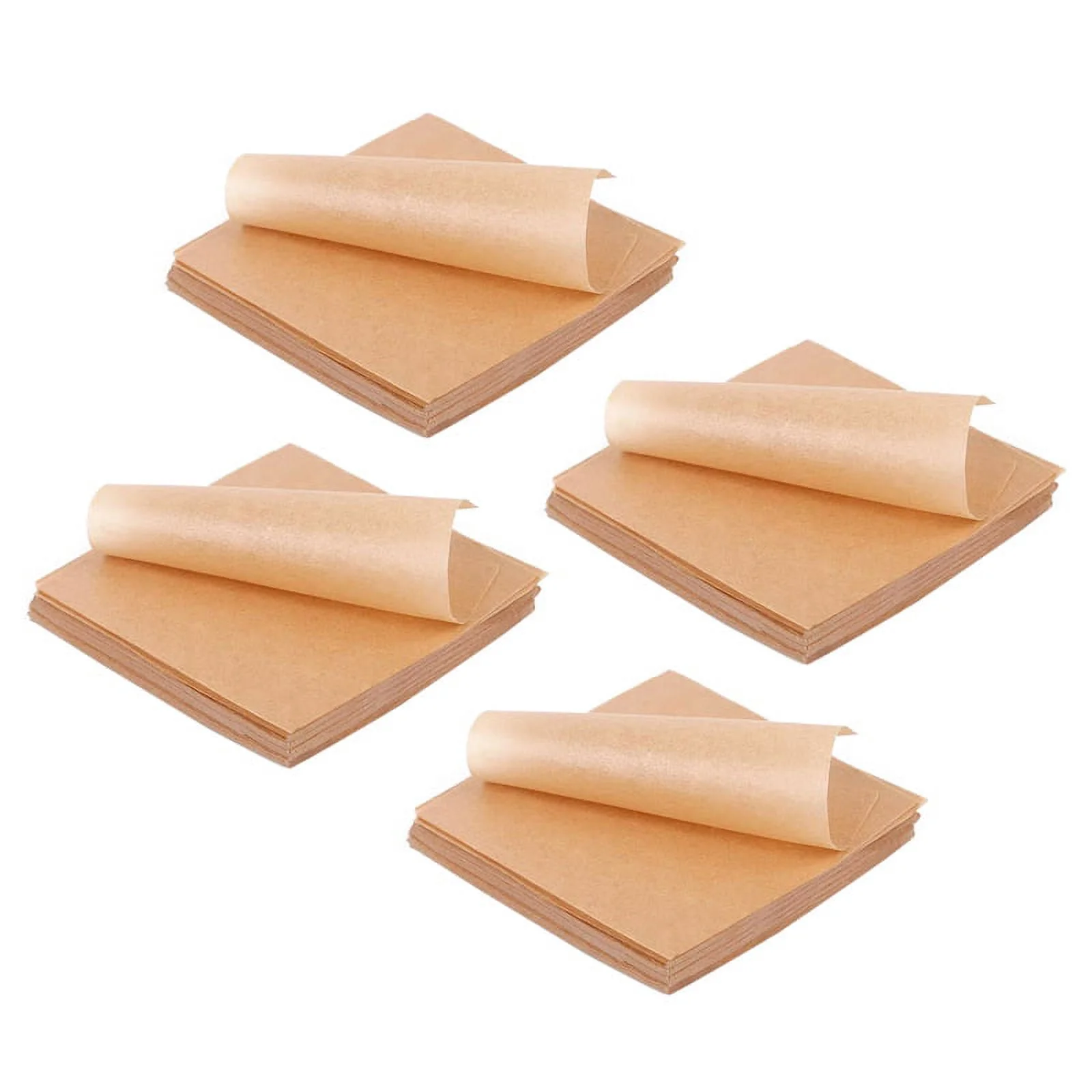 CATEVEN 120PCS 9x9 Inch Unbleached Parchment Squares